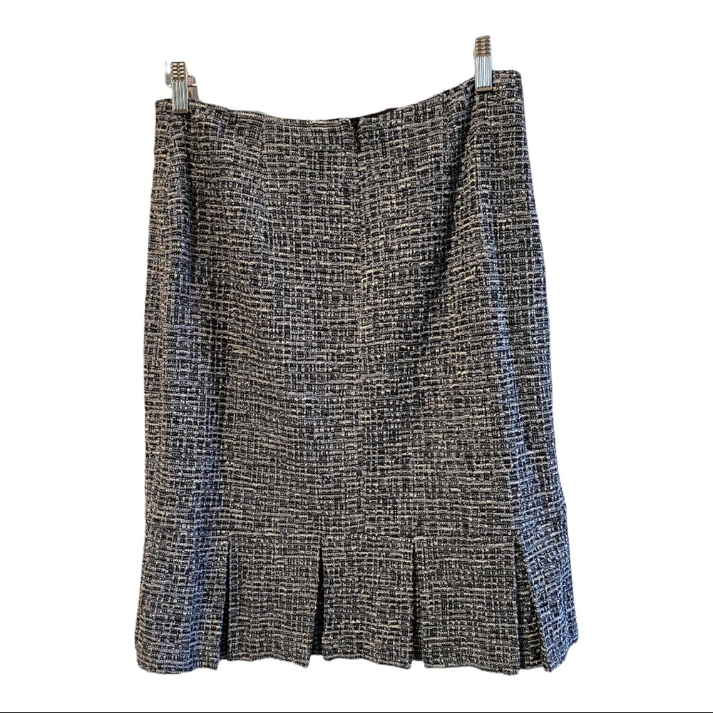 🆕 KAY UNGER New York 2 piece Skirt Suit Size 8 NWT Blue Multi 💙🖤 NWT - Picture 6 of 12